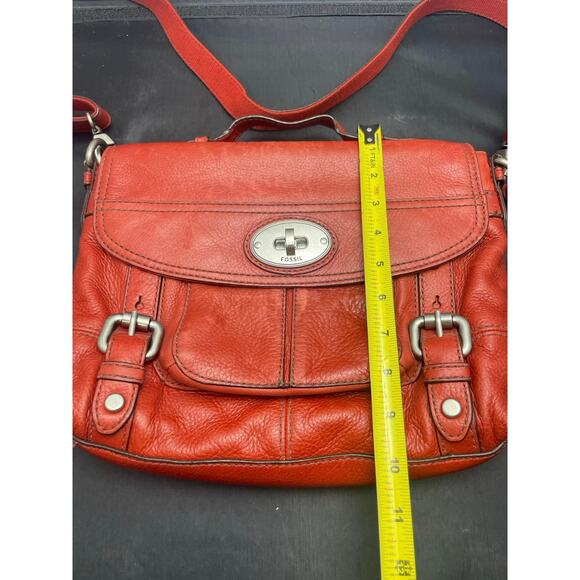 Vintage 1954 Fossil Maddox Long Live Crossbody Messenger Bag and Wallet - Picture 11 of 12